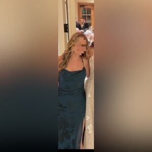 Astr Midi Dress Green Floral